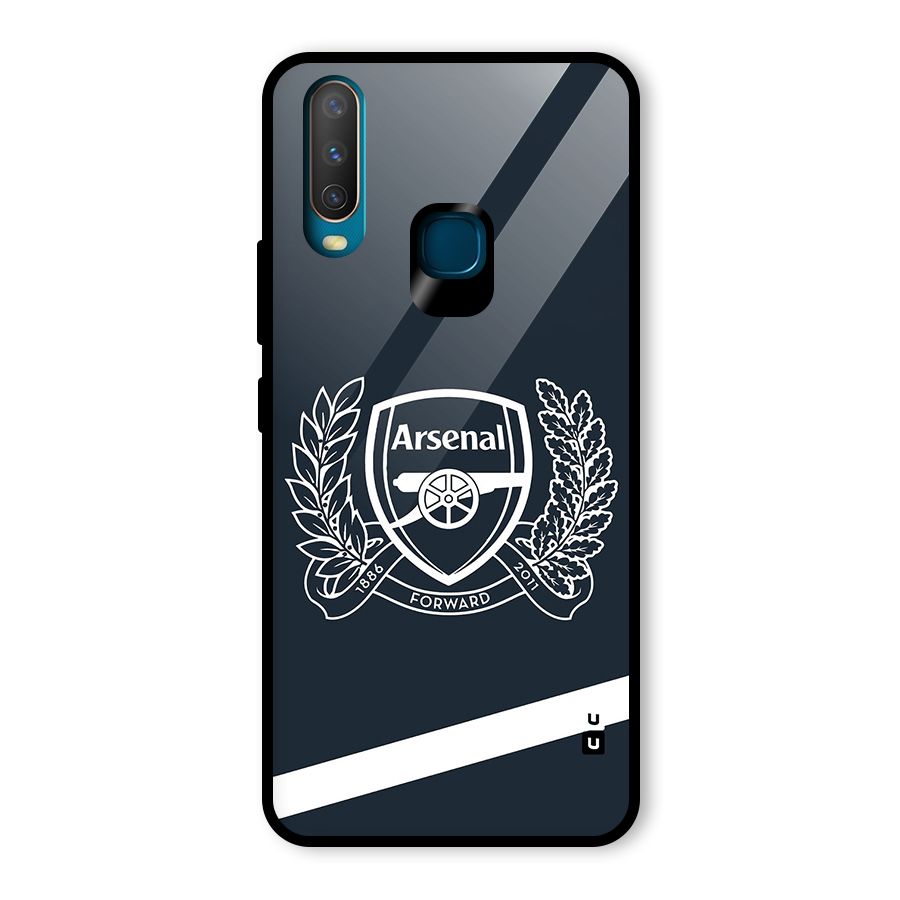 Arsenal Forward Glass Back Case for Vivo U10