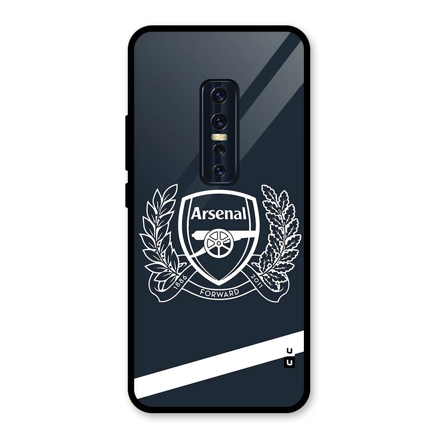 Arsenal Forward Glass Back Case for Vivo V17 Pro