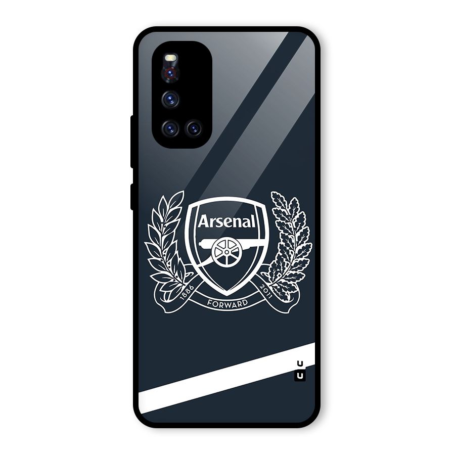 Arsenal Forward Glass Back Case for Vivo V19