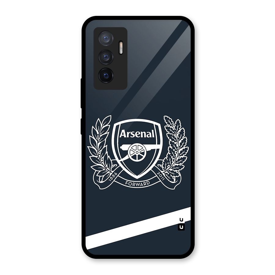 Arsenal Forward Glass Back Case for Vivo V23e