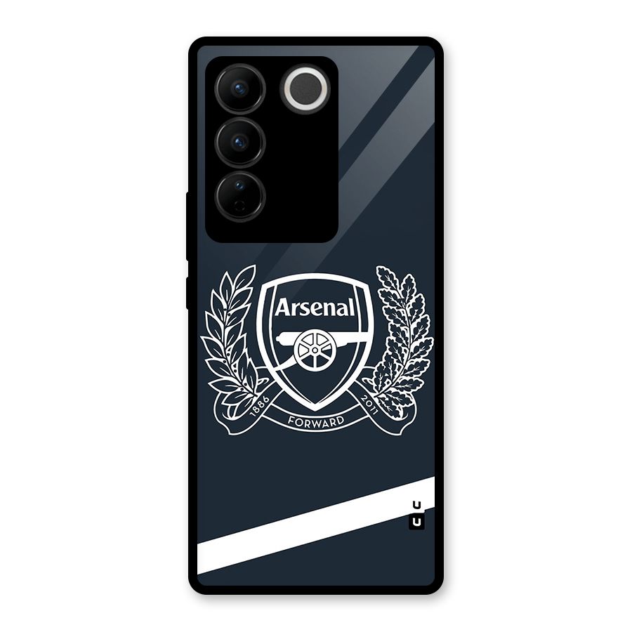 Arsenal Forward Glass Back Case for Vivo V27