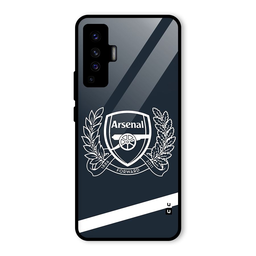 Arsenal Forward Glass Back Case for Vivo X50