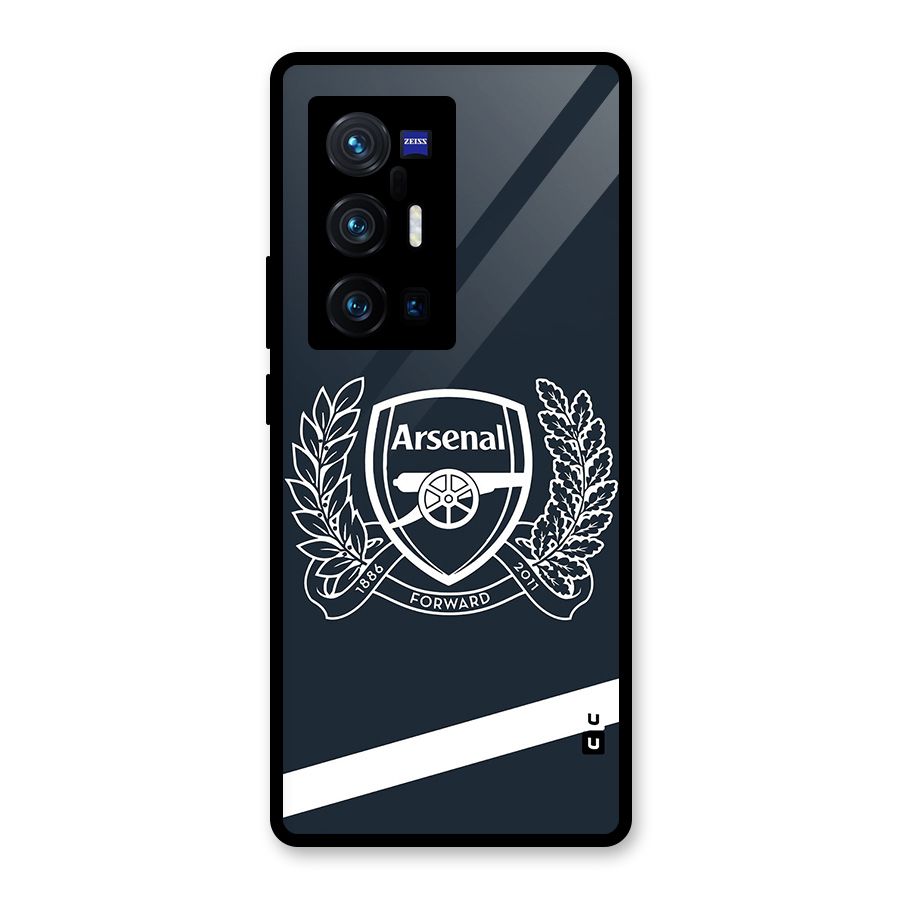 Arsenal Forward Glass Back Case for Vivo X70 Pro Plus