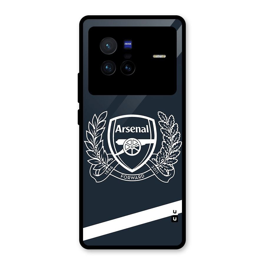 Arsenal Forward Glass Back Case for Vivo X80