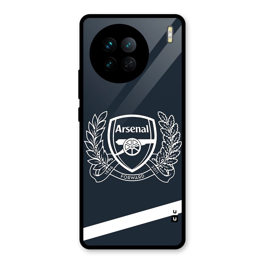 Arsenal Forward Glass Back Case for Vivo X90