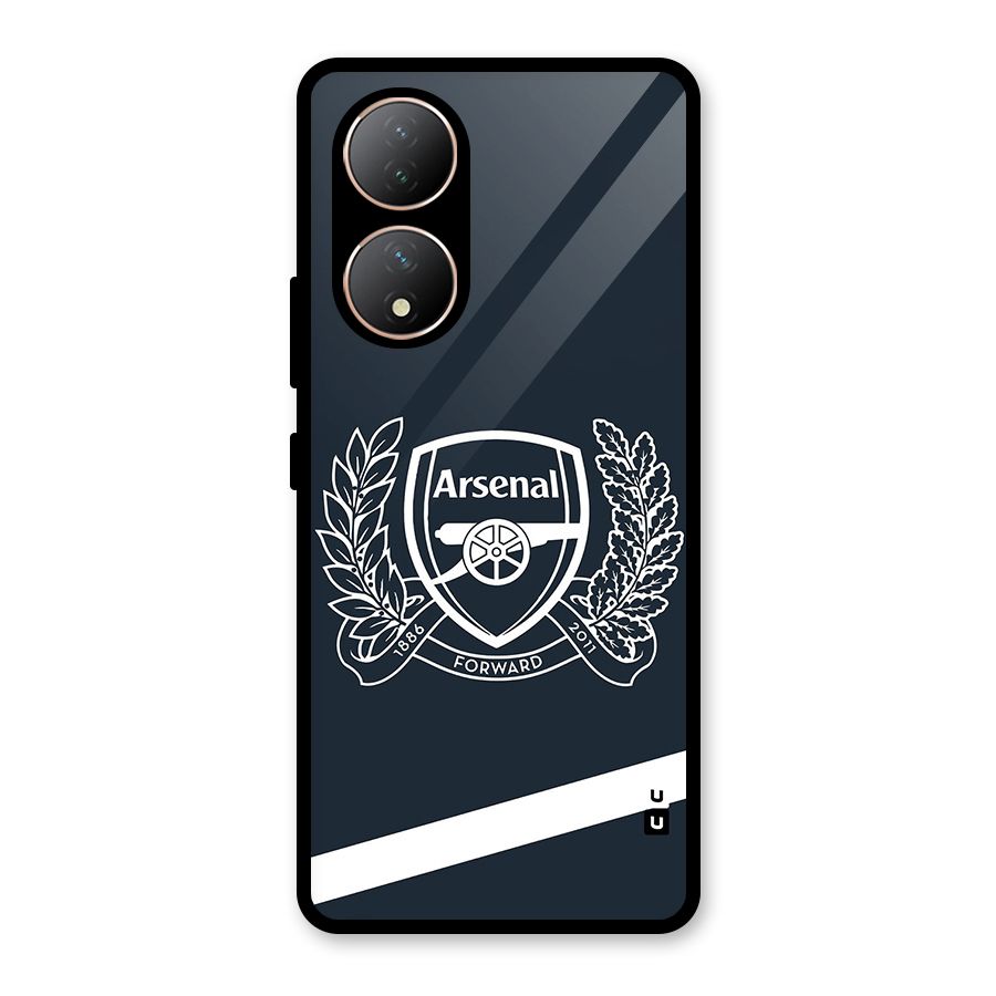 Arsenal Forward Glass Back Case for Vivo Y100