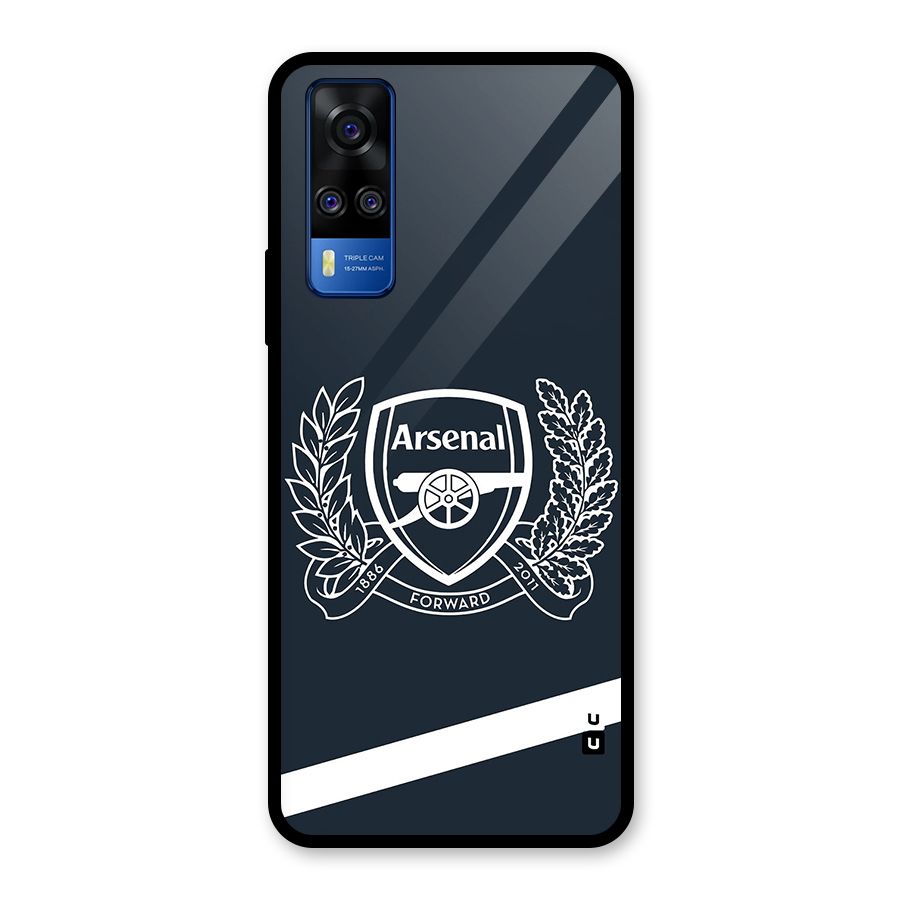 Arsenal Forward Glass Back Case for Vivo Y31