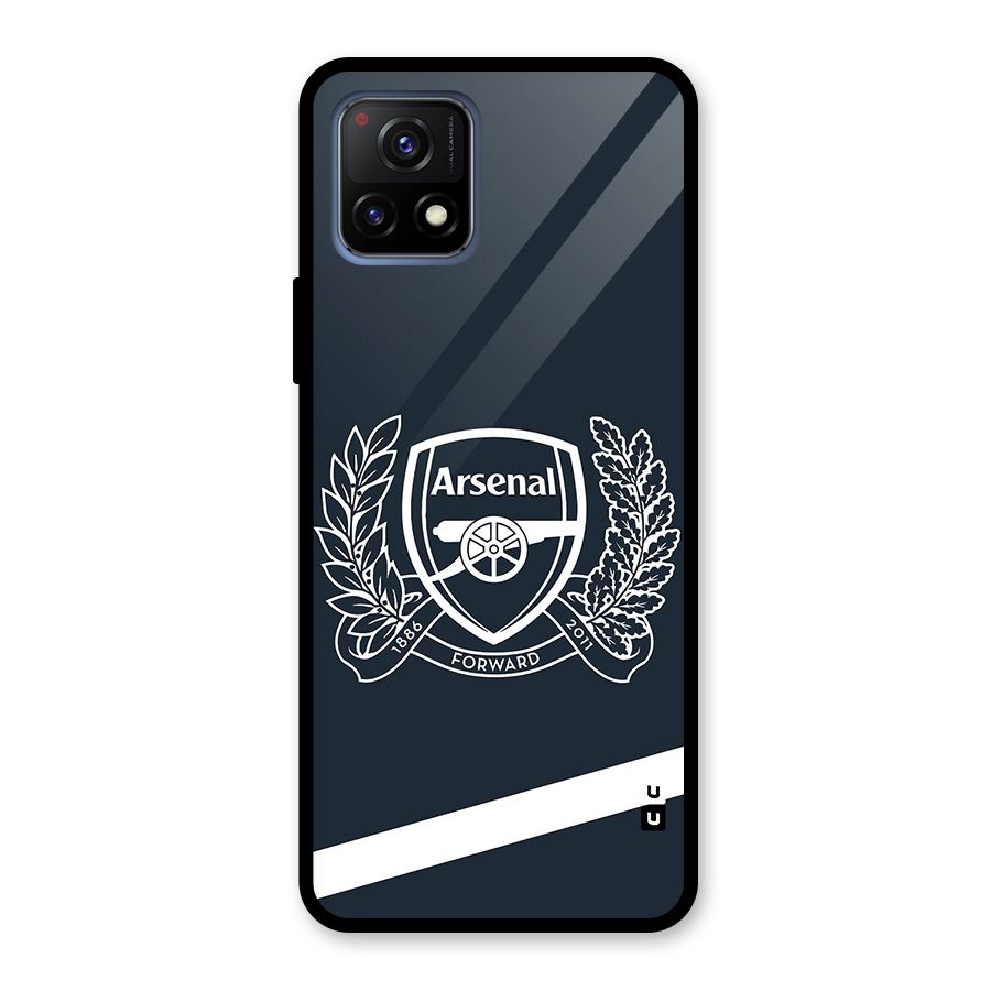 Arsenal Forward Glass Back Case for Vivo Y72 5G