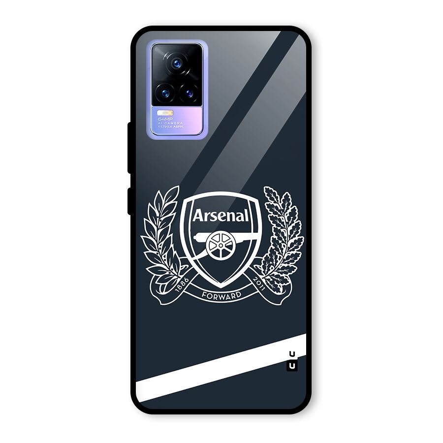 Arsenal Forward Glass Back Case for Vivo Y73