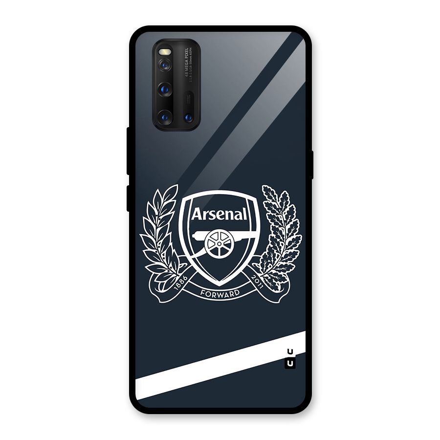 Arsenal Forward Glass Back Case for Vivo iQOO 3
