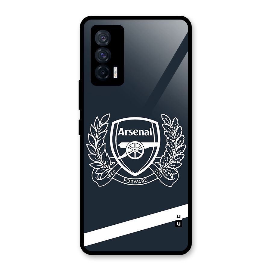 Arsenal Forward Glass Back Case for Vivo iQOO 7 5G