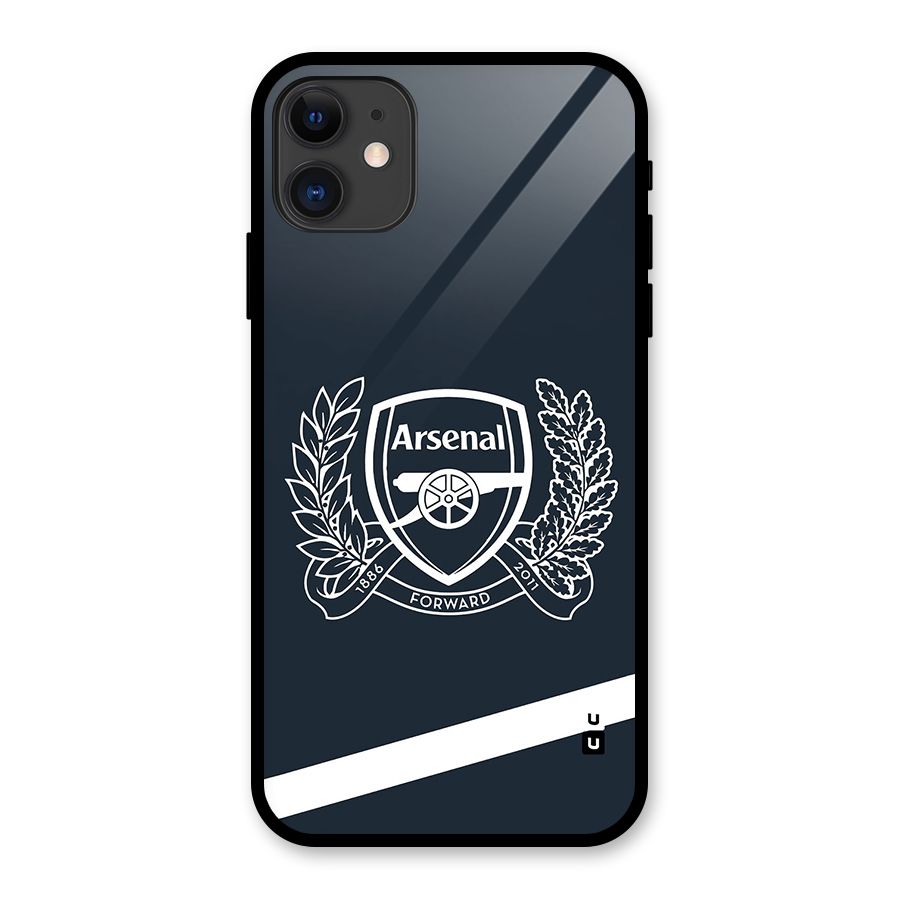 Arsenal Forward Glass Back Case for iPhone 11
