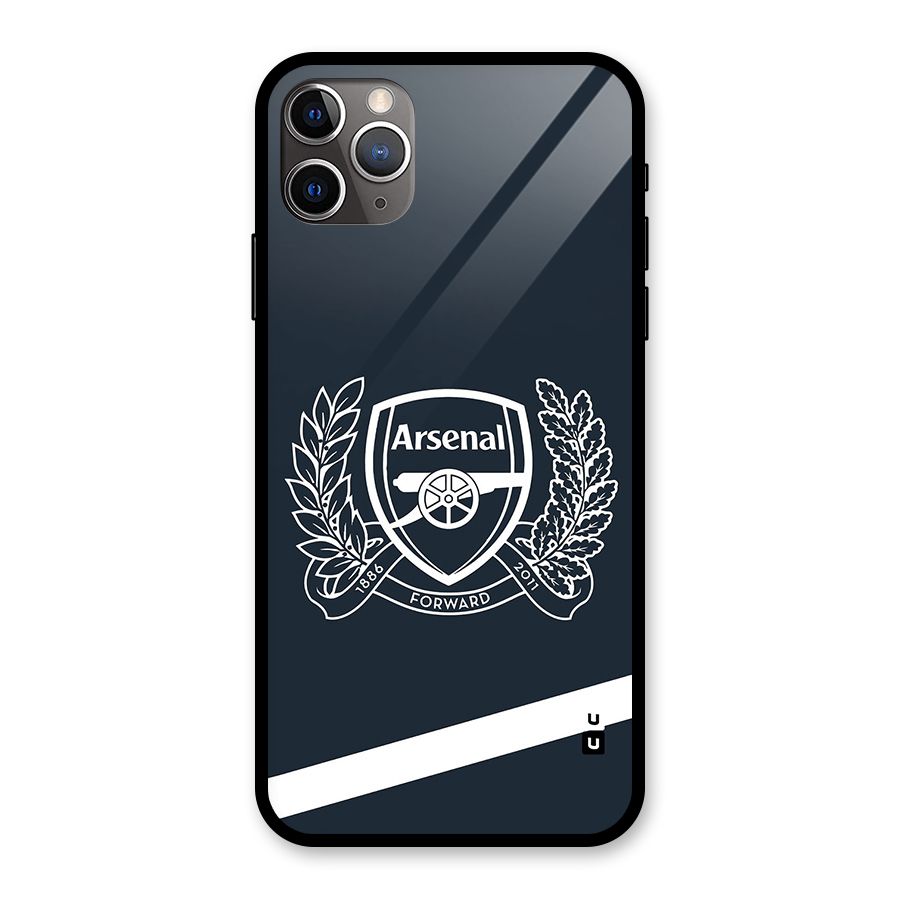 Arsenal Forward Glass Back Case for iPhone 11 Pro Max