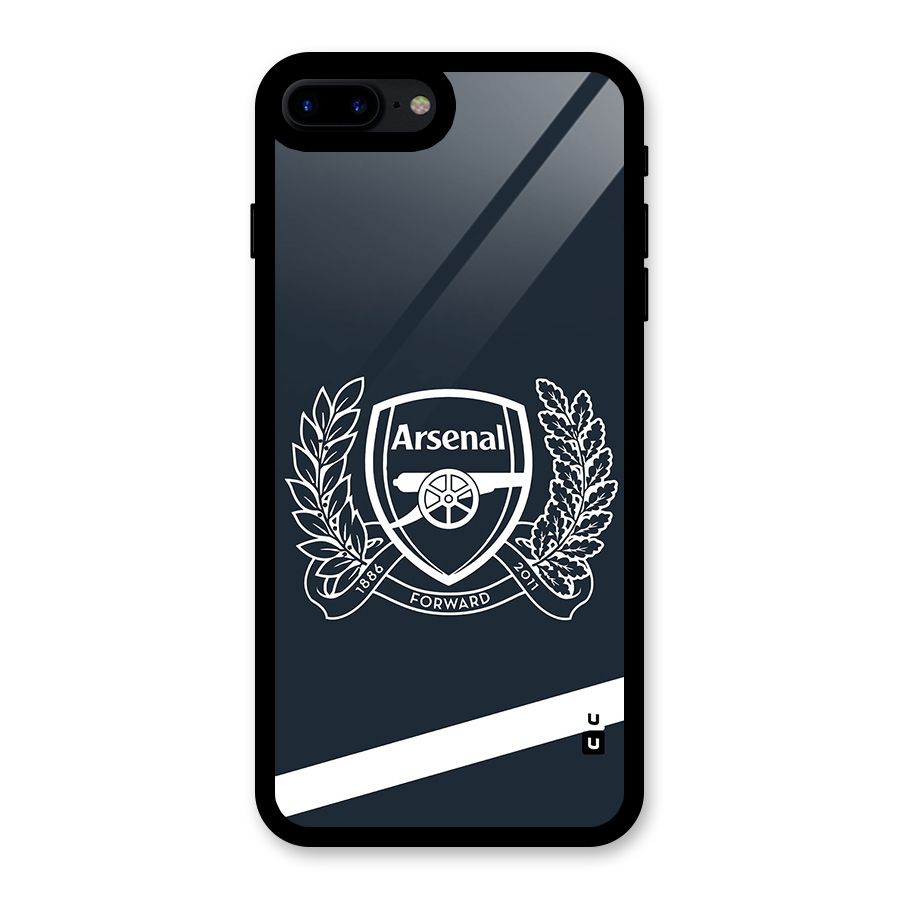 Arsenal Forward Glass Back Case for iPhone 8 Plus