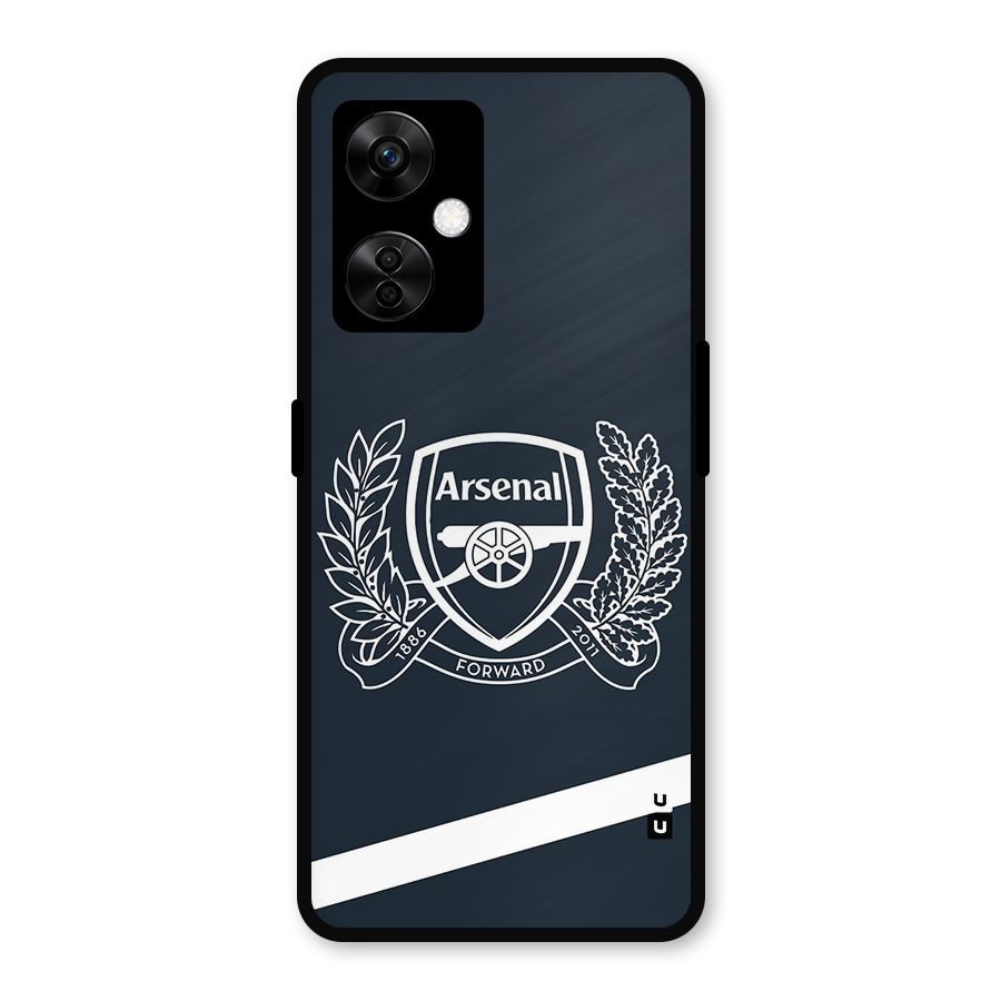 Arsenal Forward Metal Back Case for OnePlus Nord CE 3 Lite