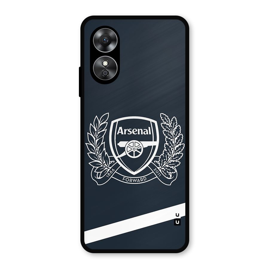 Arsenal Forward Metal Back Case for Oppo A17