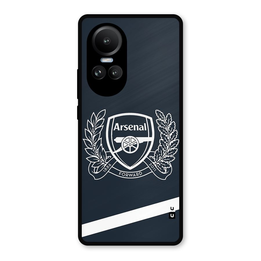 Arsenal Forward Metal Back Case for Oppo Reno10 Pro