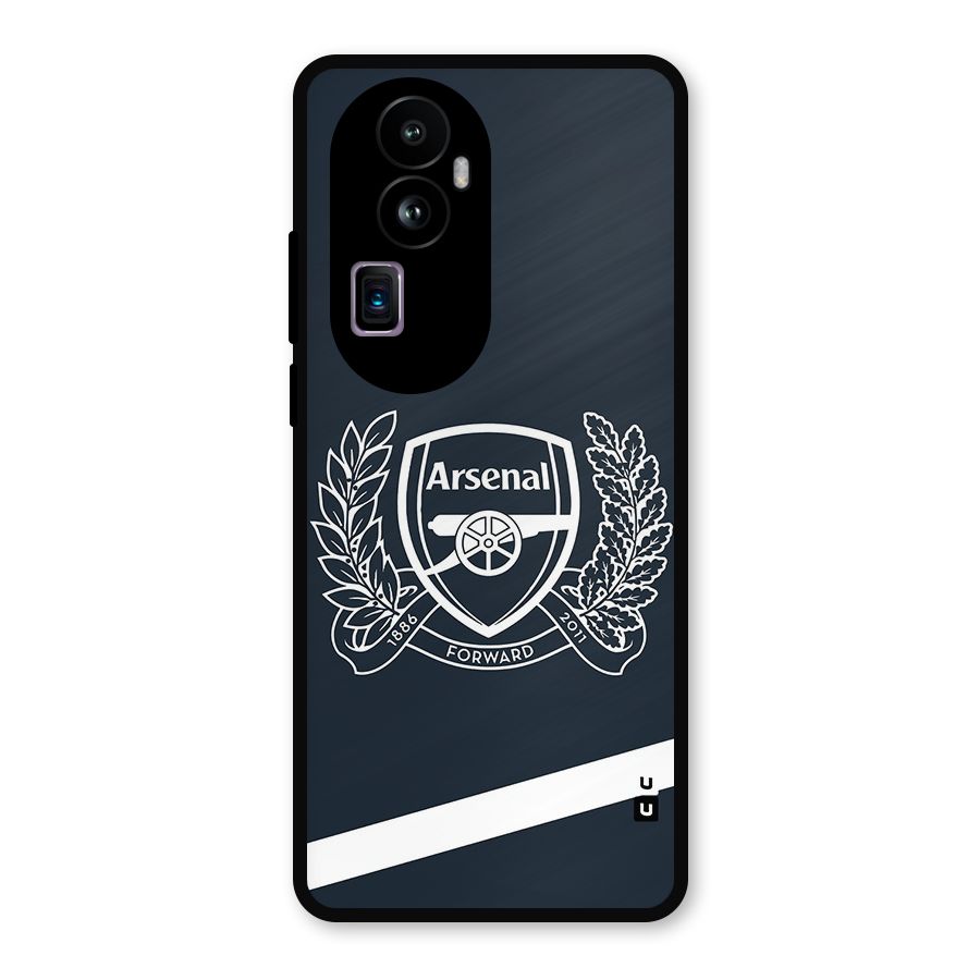 Arsenal Forward Metal Back Case for Oppo Reno10 Pro Plus
