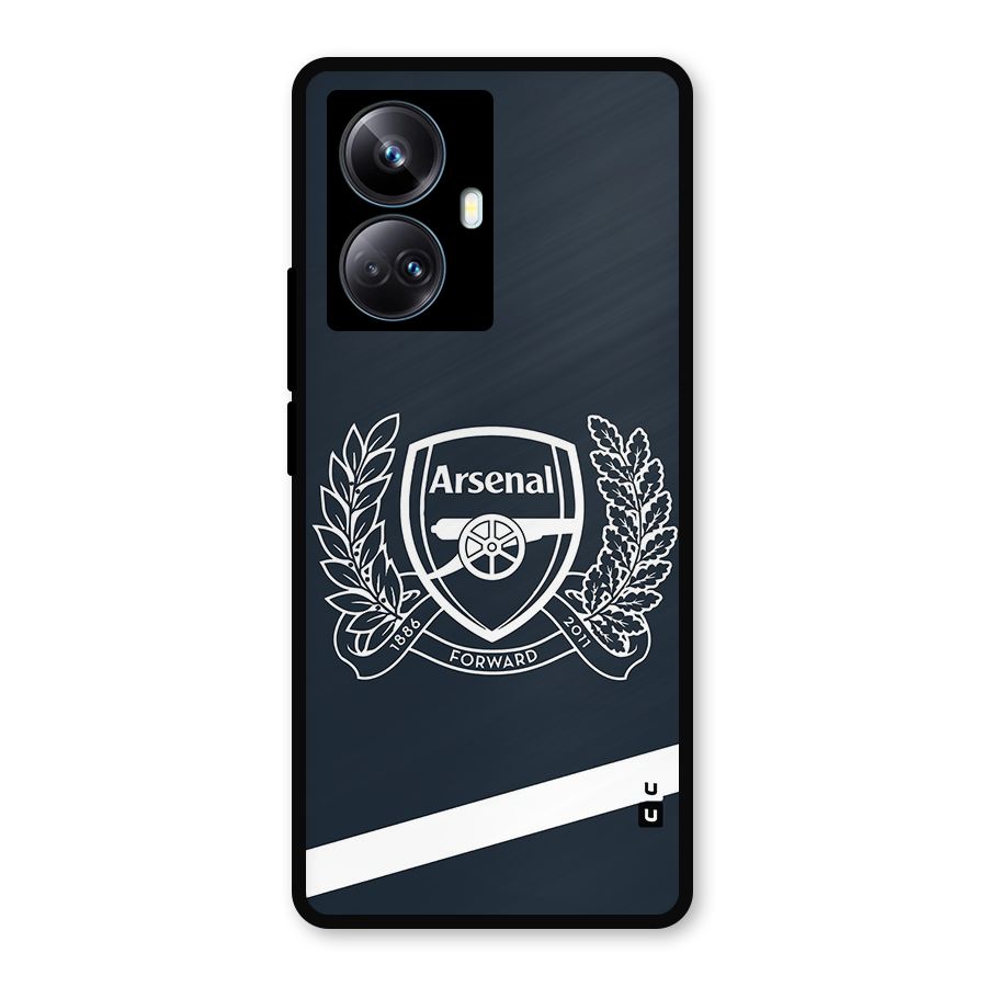 Arsenal Forward Metal Back Case for Realme 10 Pro Plus