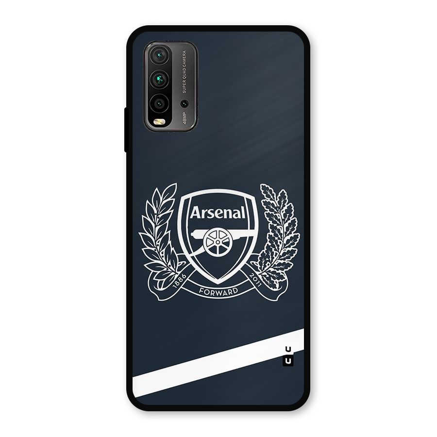 Arsenal Forward Metal Back Case for Redmi 9 Power