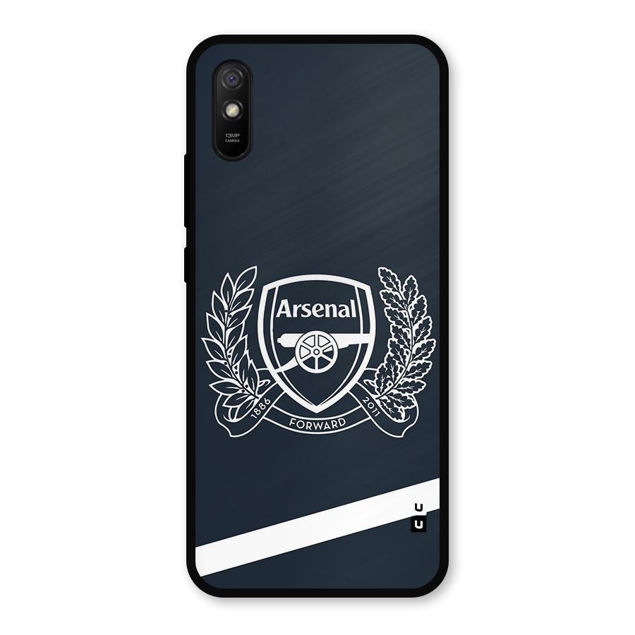 Arsenal Forward Metal Back Case for Redmi 9a