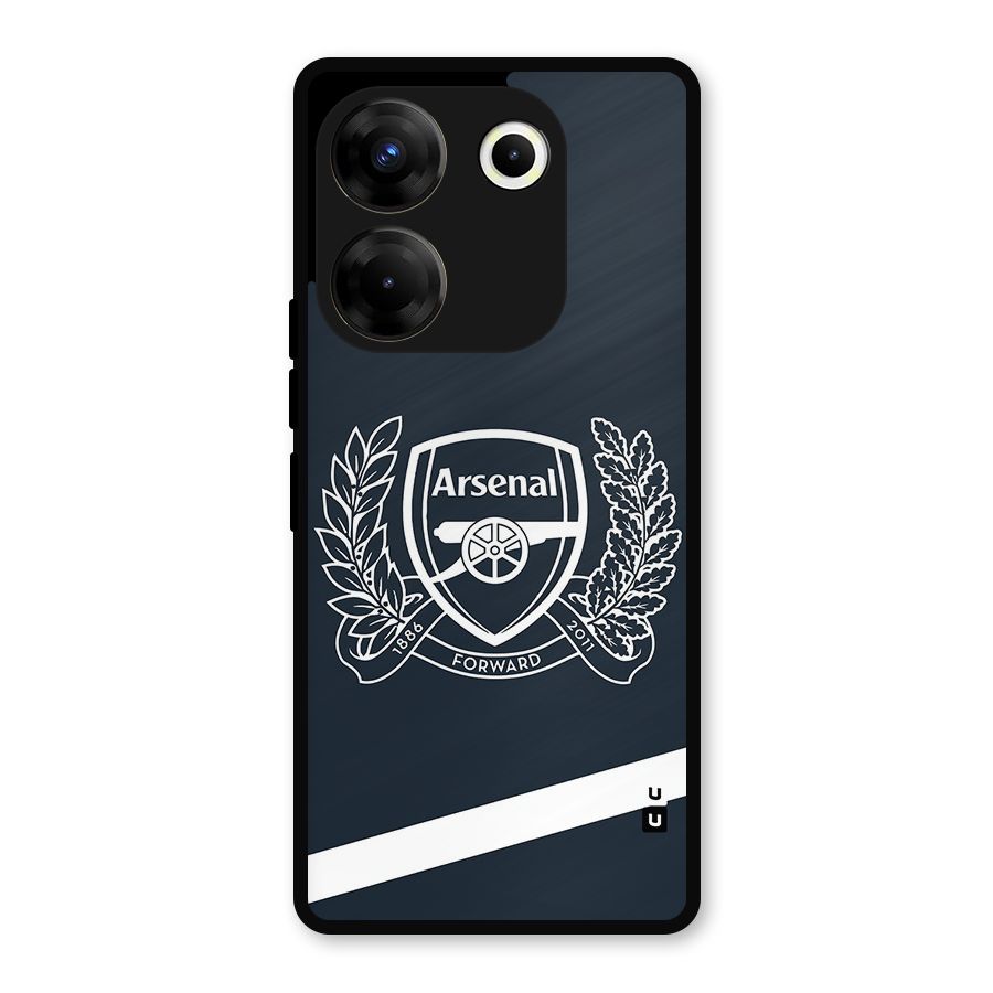 Arsenal Forward Metal Back Case for Tecno Camon 20 Pro
