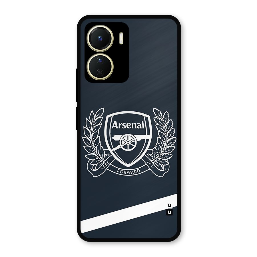 Arsenal Forward Metal Back Case for Vivo T2x