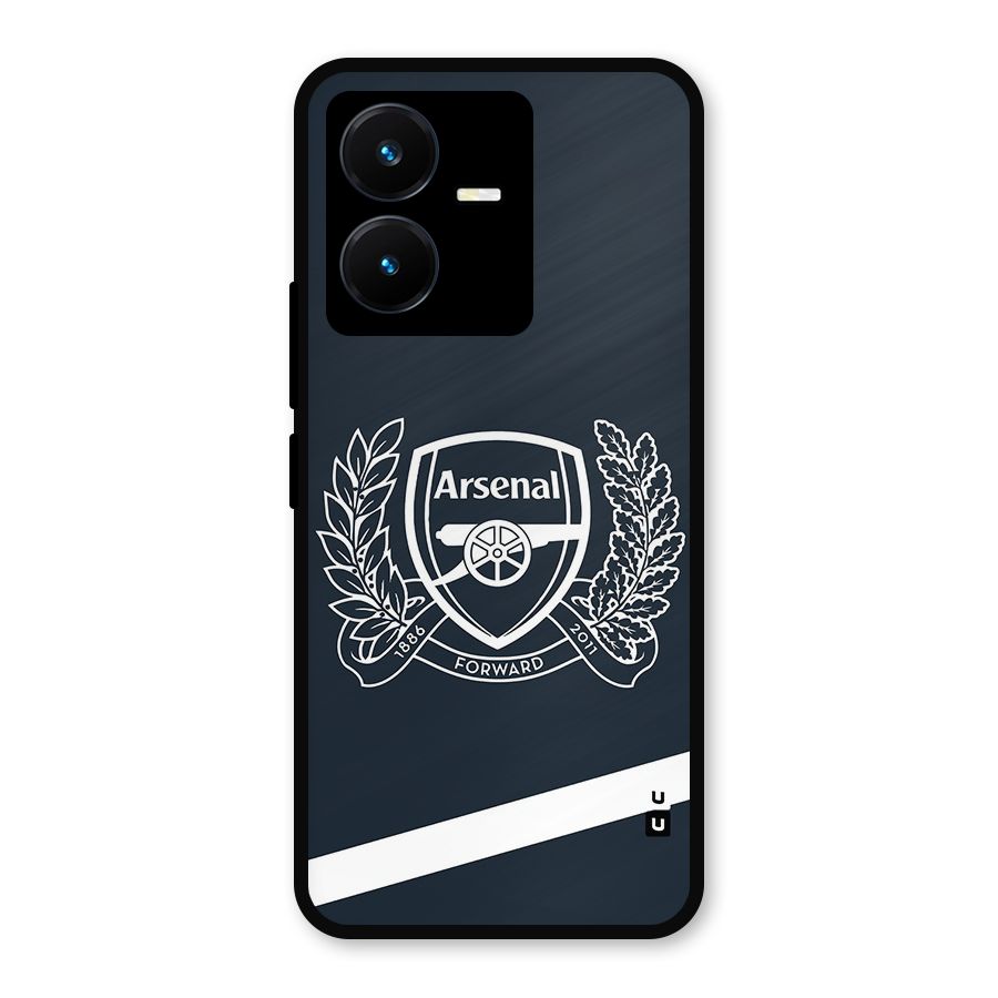 Arsenal Forward Metal Back Case for Vivo Y22