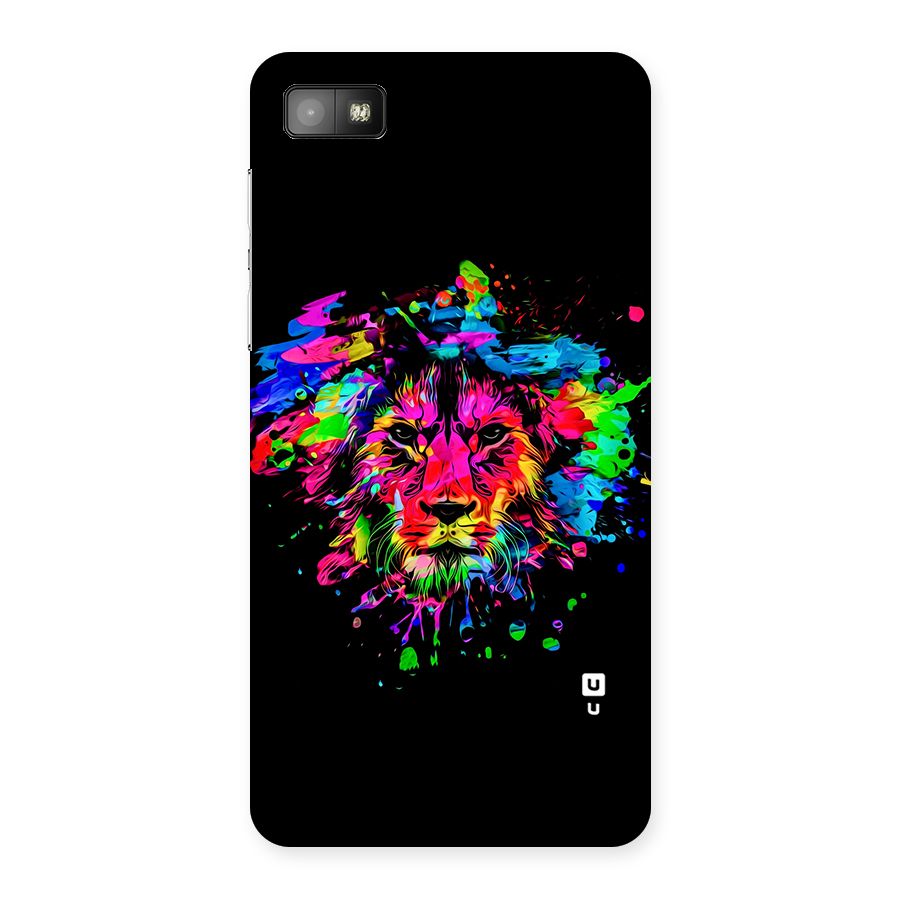 Artistic Lion Art Splash Back Case for Blackberry Z10