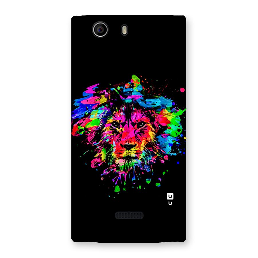 Artistic Lion Art Splash Back Case for Canvas Nitro 2 E311