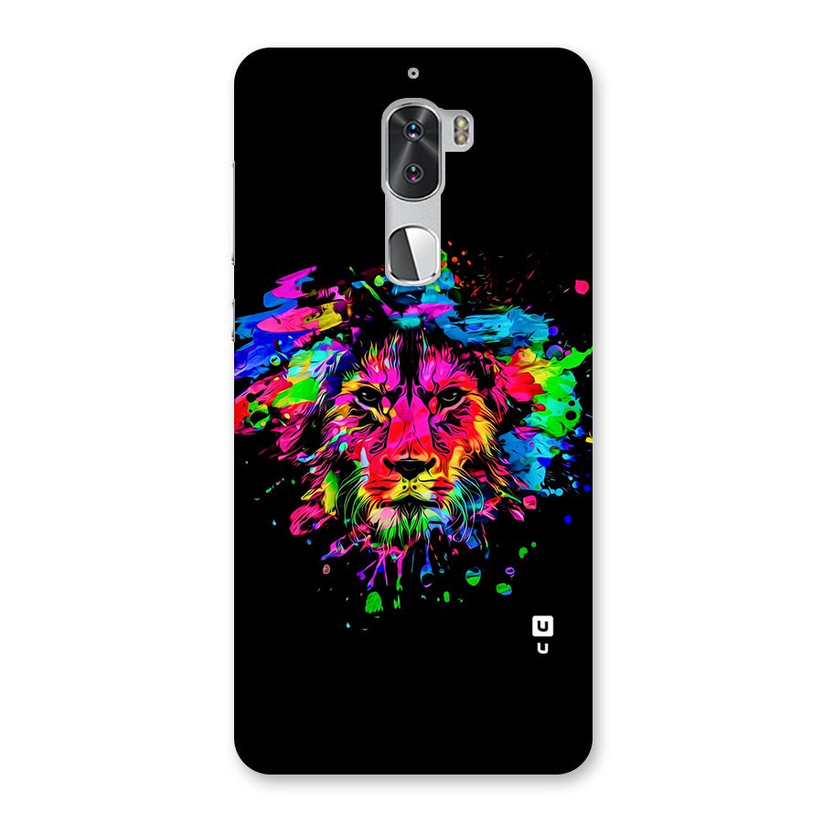 Artistic Lion Art Splash Back Case for Coolpad Cool 1