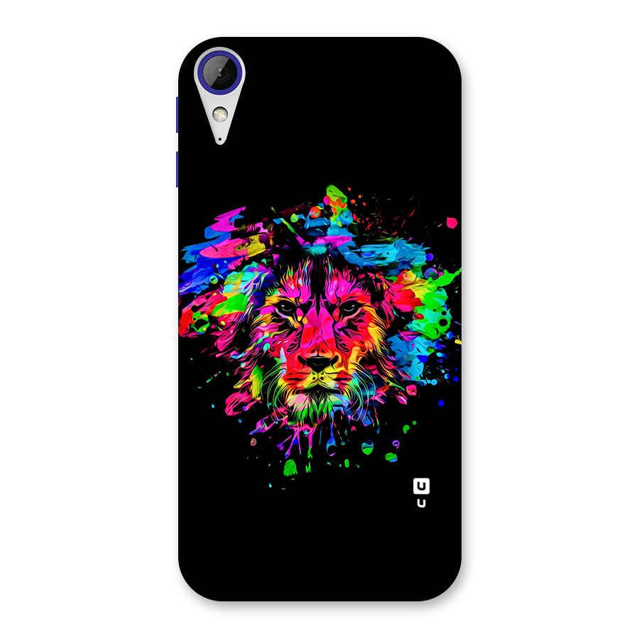 Artistic Lion Art Splash Back Case for Desire 830
