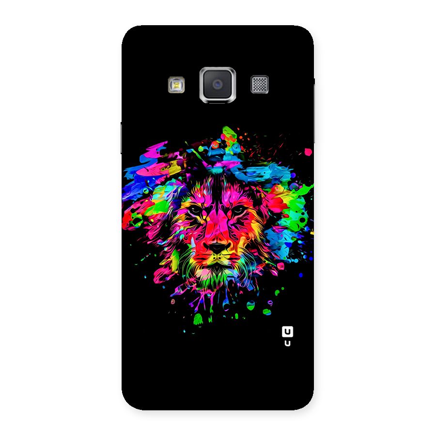 Artistic Lion Art Splash Back Case for Galaxy A3