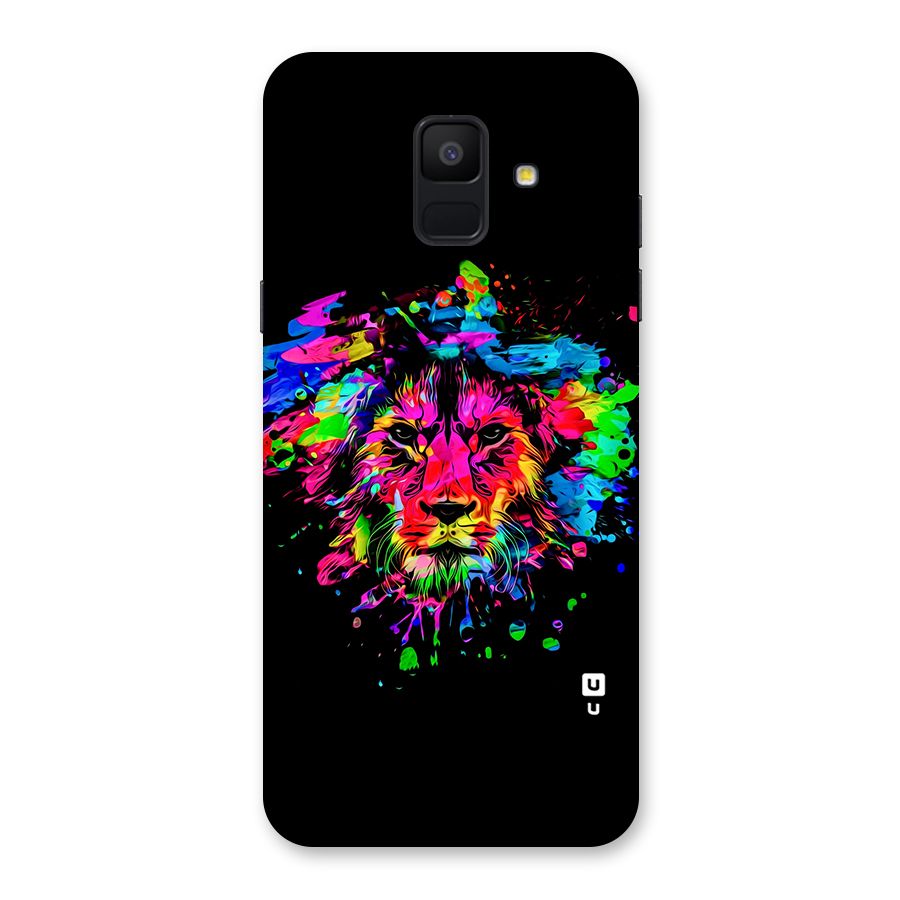 Artistic Lion Art Splash Back Case for Galaxy A6 (2018)