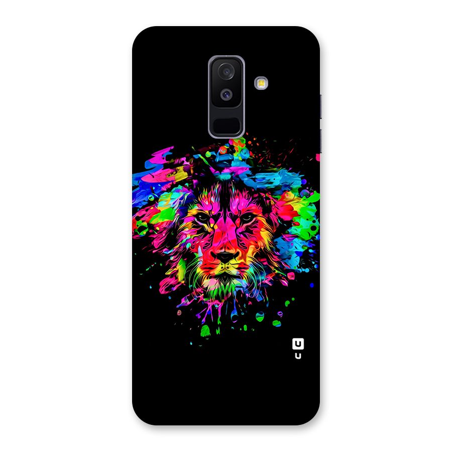 Artistic Lion Art Splash Back Case for Galaxy A6 Plus