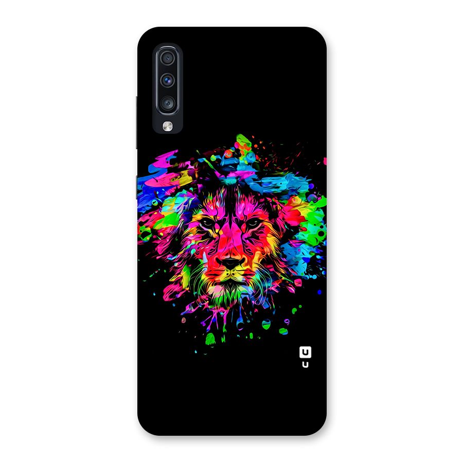 Artistic Lion Art Splash Back Case for Galaxy A70