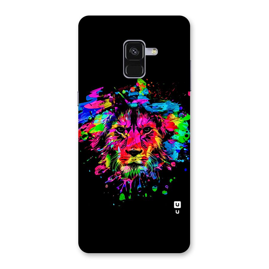 Artistic Lion Art Splash Back Case for Galaxy A8 Plus