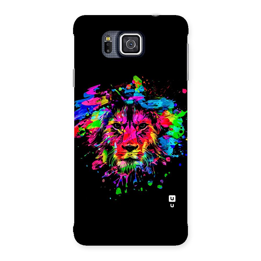 Artistic Lion Art Splash Back Case for Galaxy Alpha