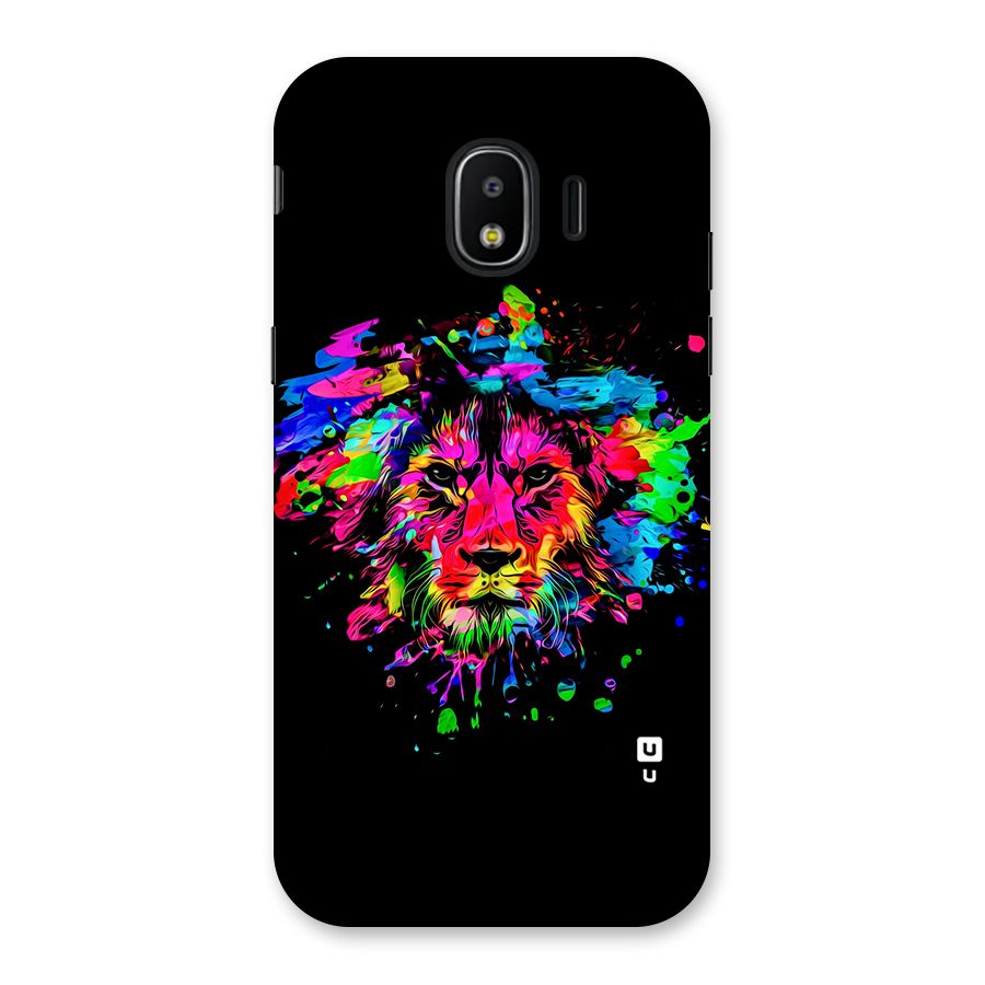 Artistic Lion Art Splash Back Case for Galaxy J2 Pro 2018