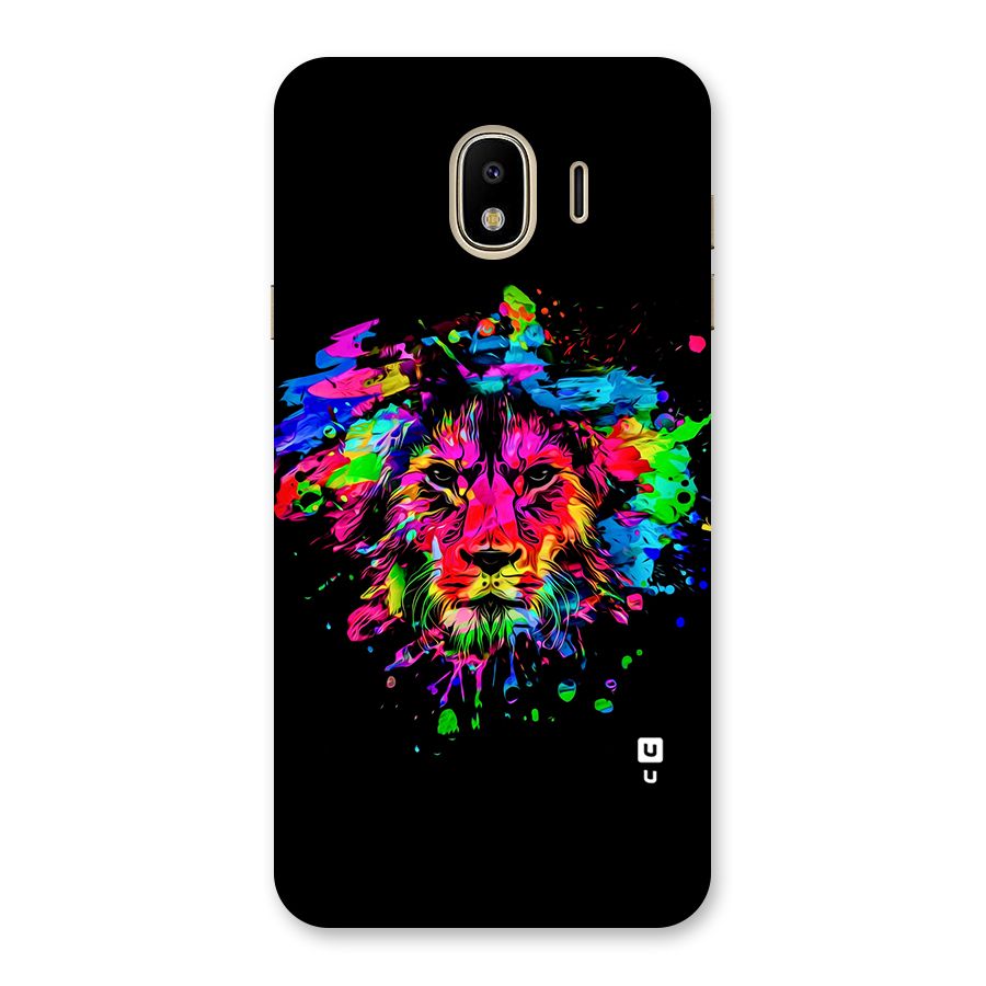 Artistic Lion Art Splash Back Case for Galaxy J4