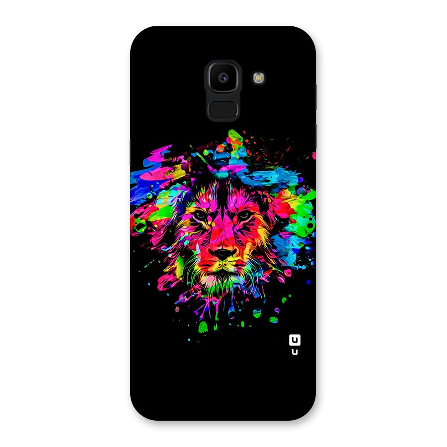 Artistic Lion Art Splash Back Case for Galaxy J6