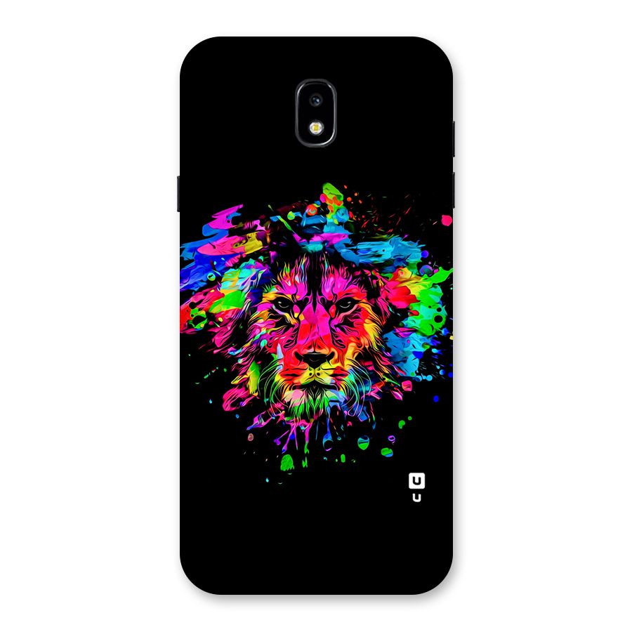 Artistic Lion Art Splash Back Case for Galaxy J7 Pro