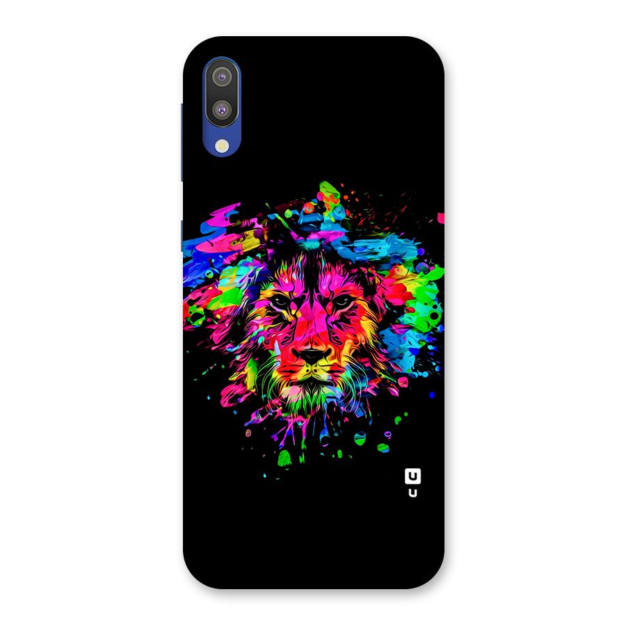 Artistic Lion Art Splash Back Case for Galaxy M10