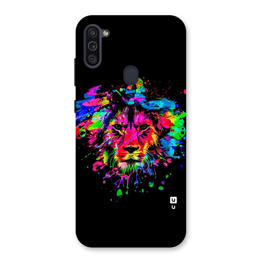 Artistic Lion Art Splash Back Case for Galaxy M11