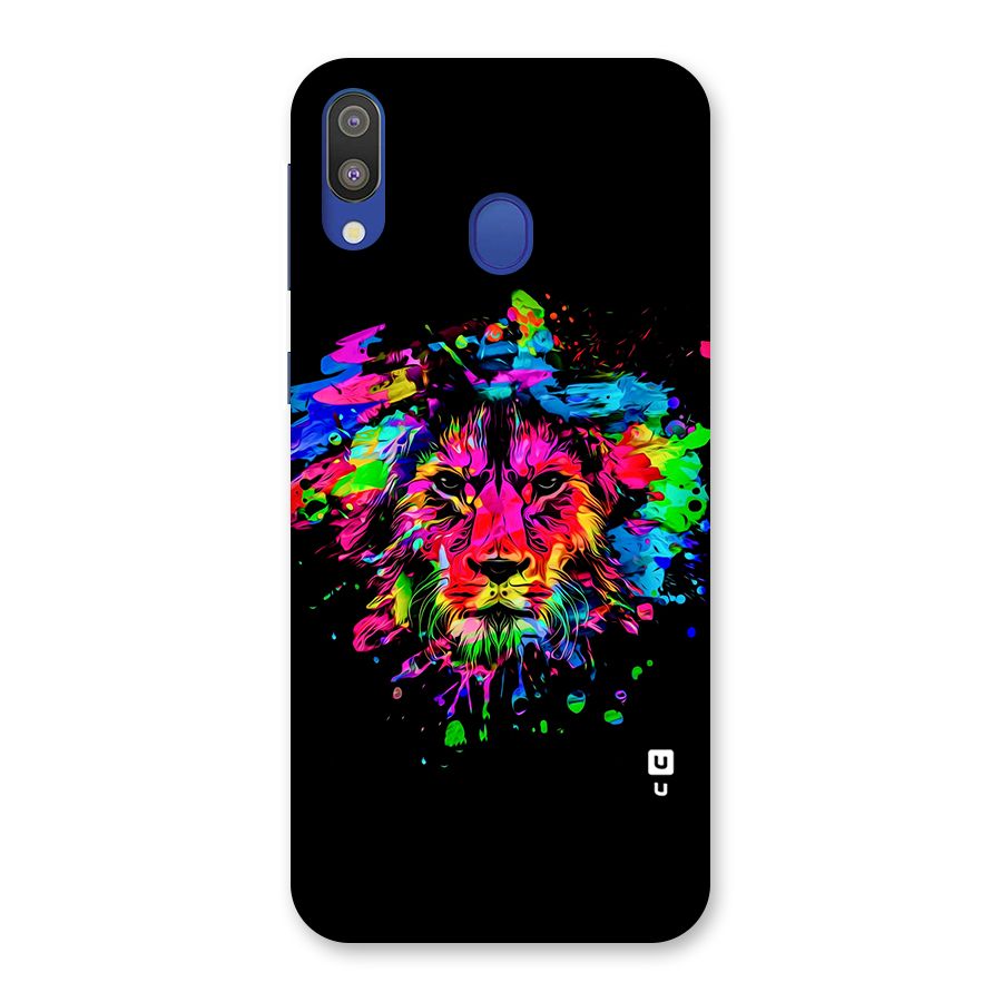 Artistic Lion Art Splash Back Case for Galaxy M20