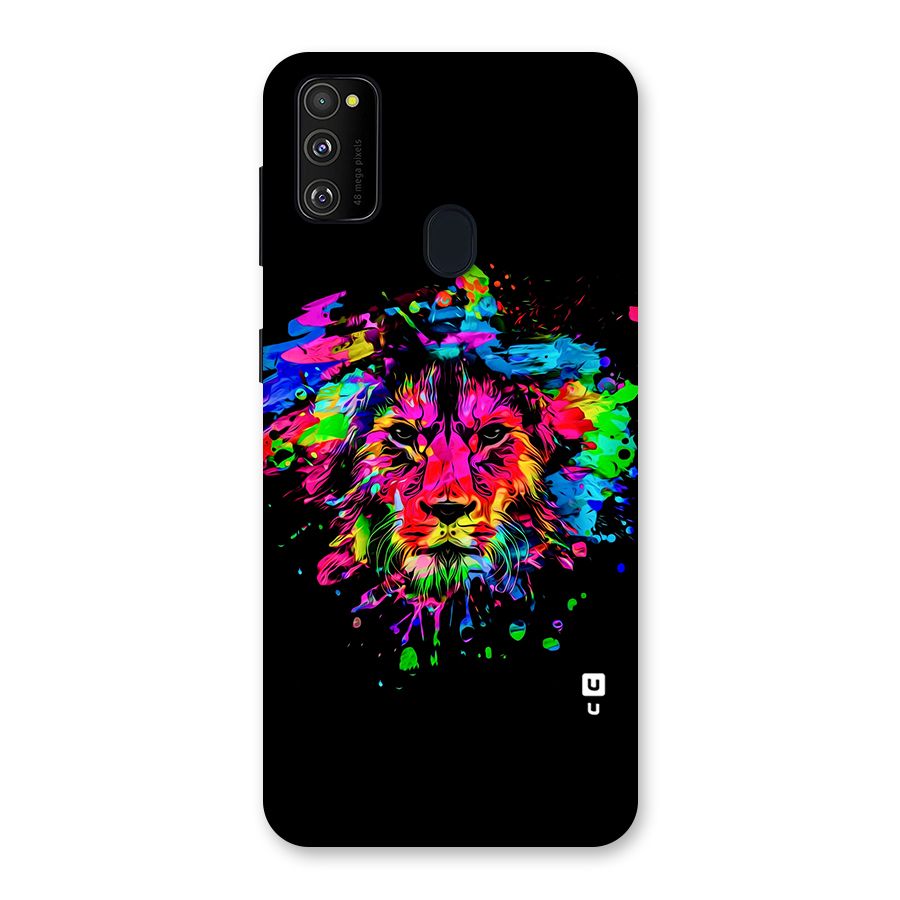 Artistic Lion Art Splash Back Case for Galaxy M21