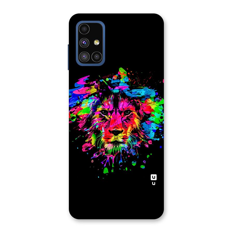 Artistic Lion Art Splash Back Case for Galaxy M51