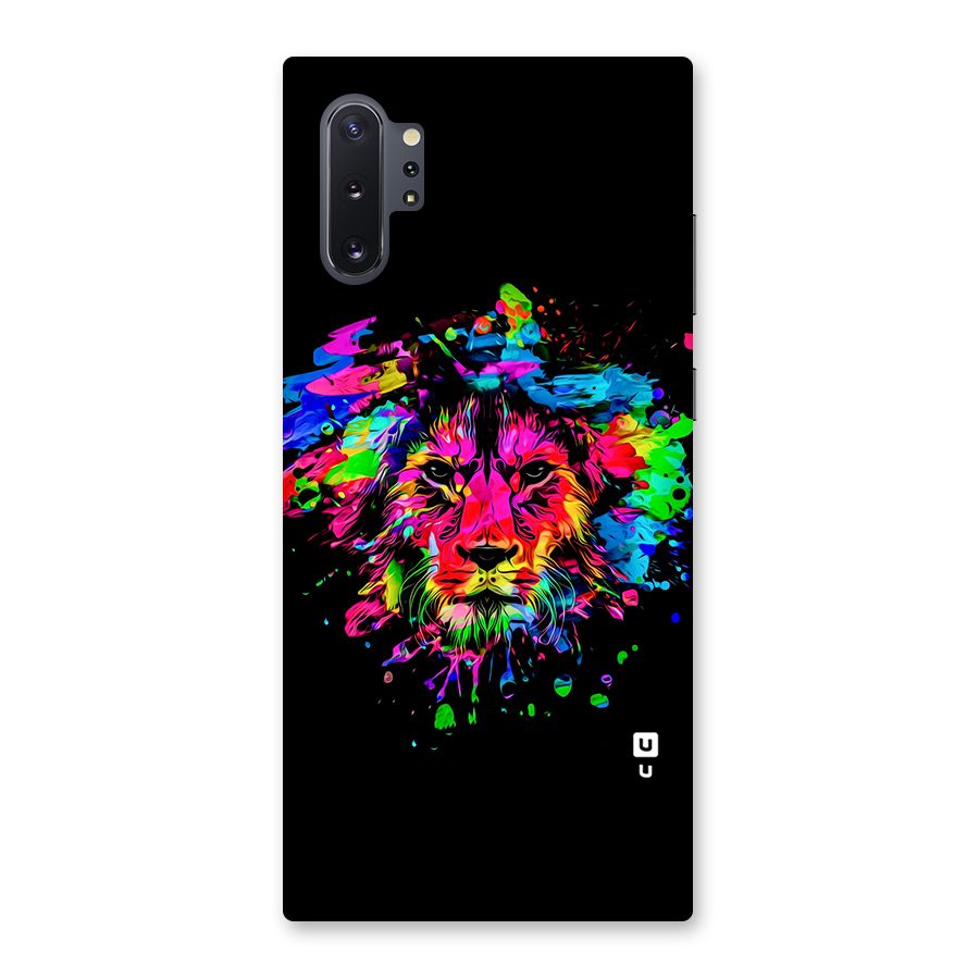 Artistic Lion Art Splash Back Case for Galaxy Note 10 Plus