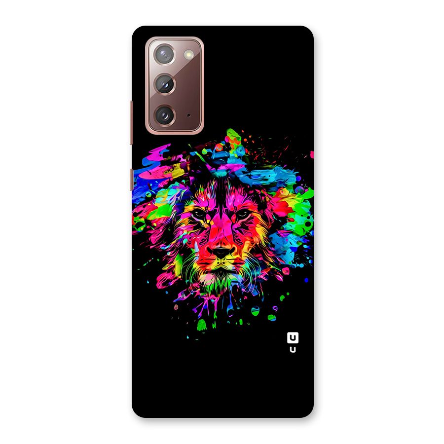 Artistic Lion Art Splash Back Case for Galaxy Note 20