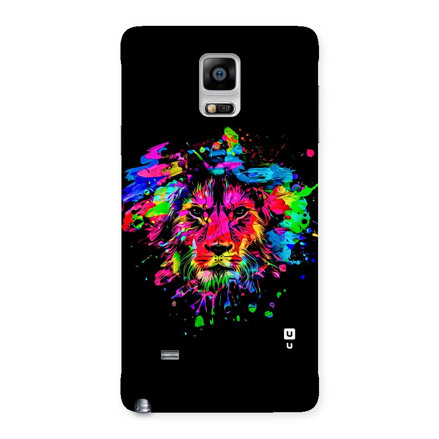 Artistic Lion Art Splash Back Case for Galaxy Note 4